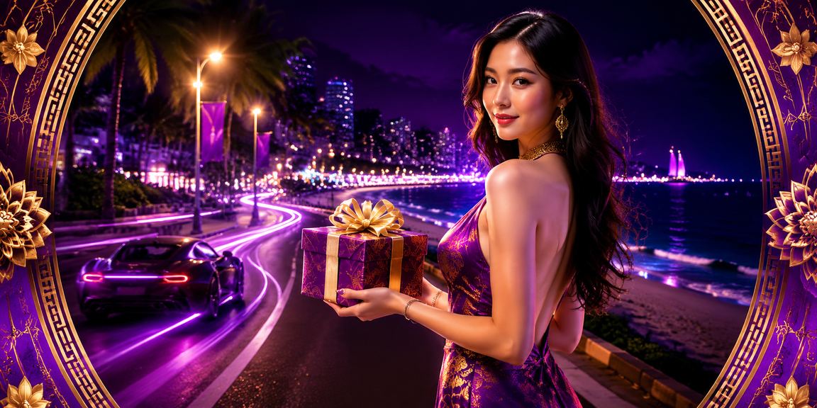 Không khí sòng bài neon về đêm tại Phan Thiết với trò chơi bài hấp dẫn